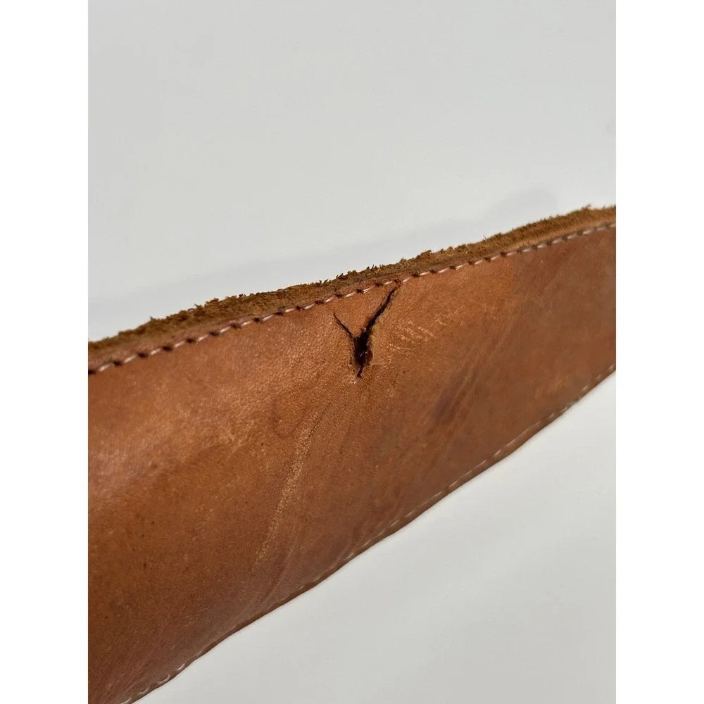 Vintage Handmade Leather‎ Knife Sheath W/ Belt Loop 11